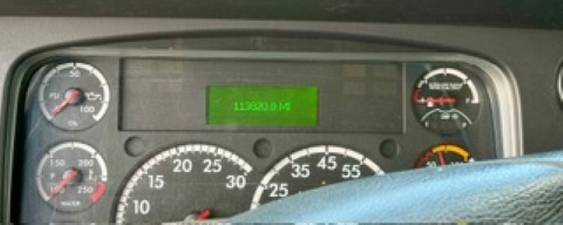 2018 Freightliner M2 2800 gal tank truck odometer