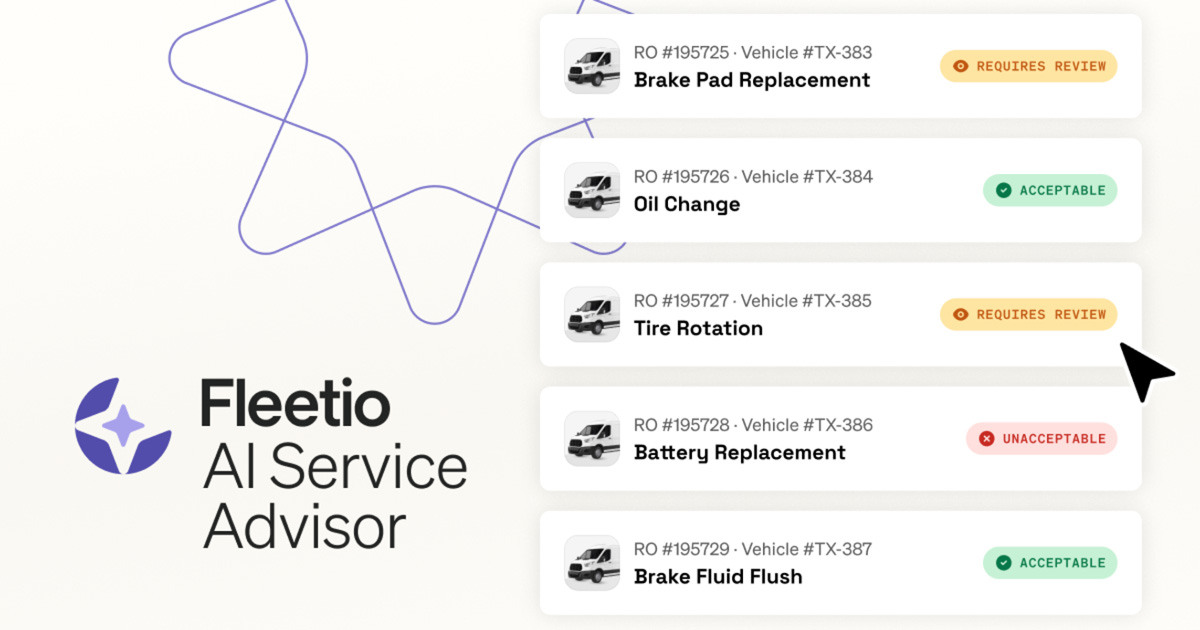 Fleetio ai service advisor