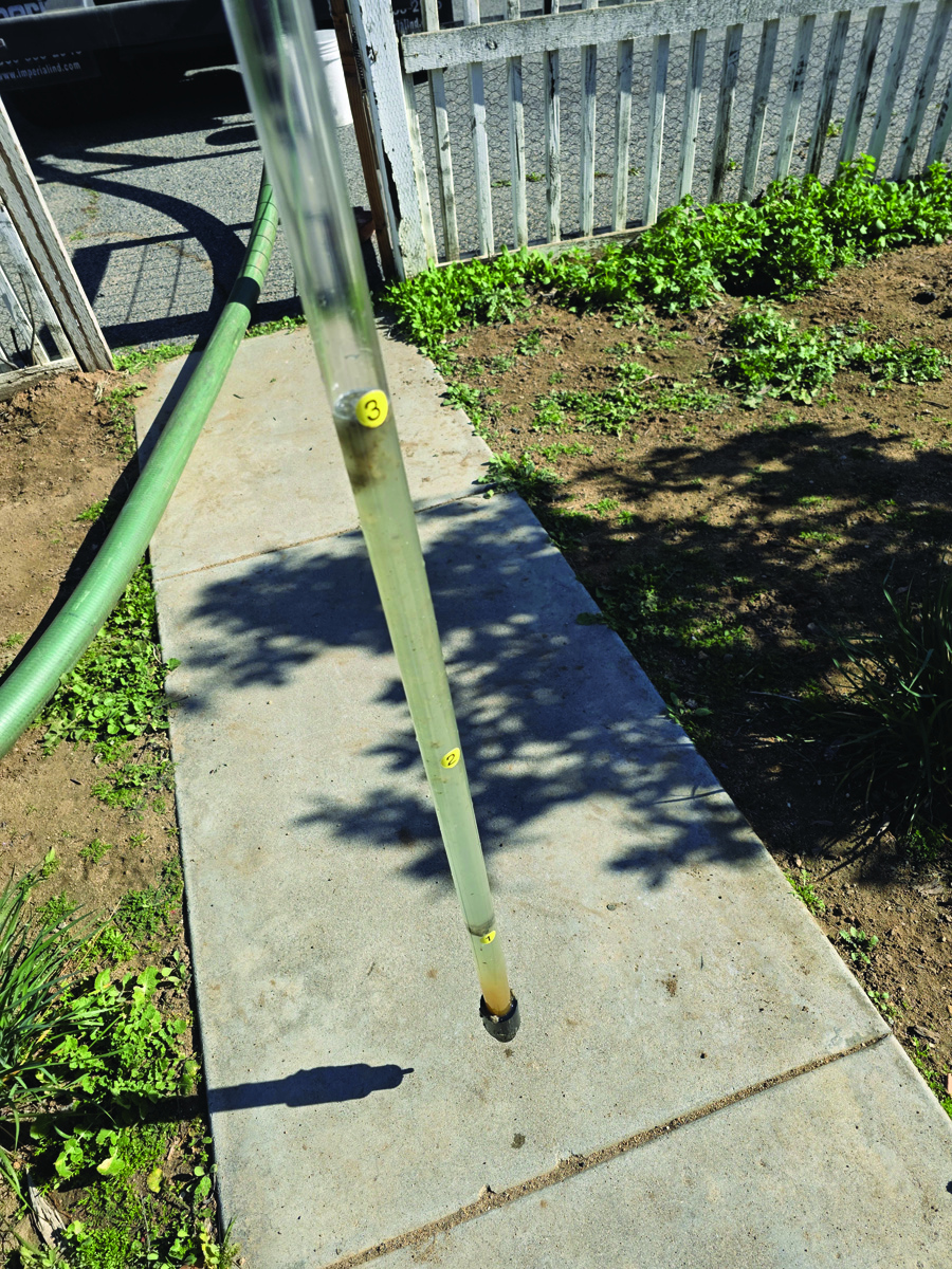 Floating layer was pumped 3 months ago with a resident with stage 4 terminal cancer