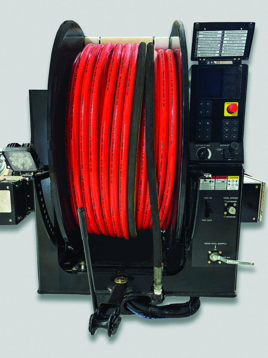 Huber hose reel for lancer series