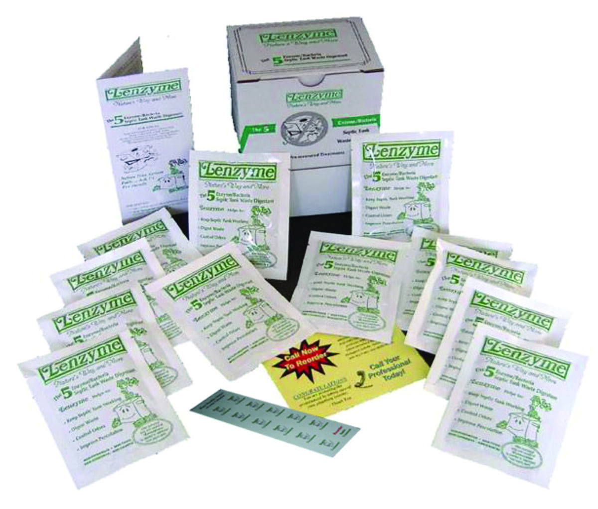 Lenzyme septic system bacteria treatment