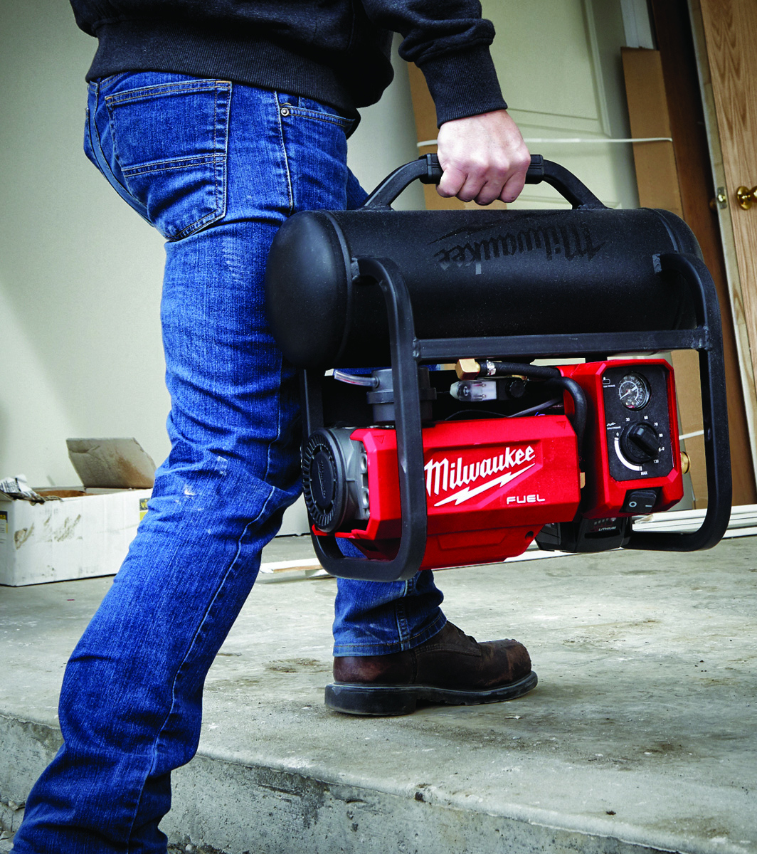 Milwaukee tool m18 fuel 2 gallon compact quiet compressor