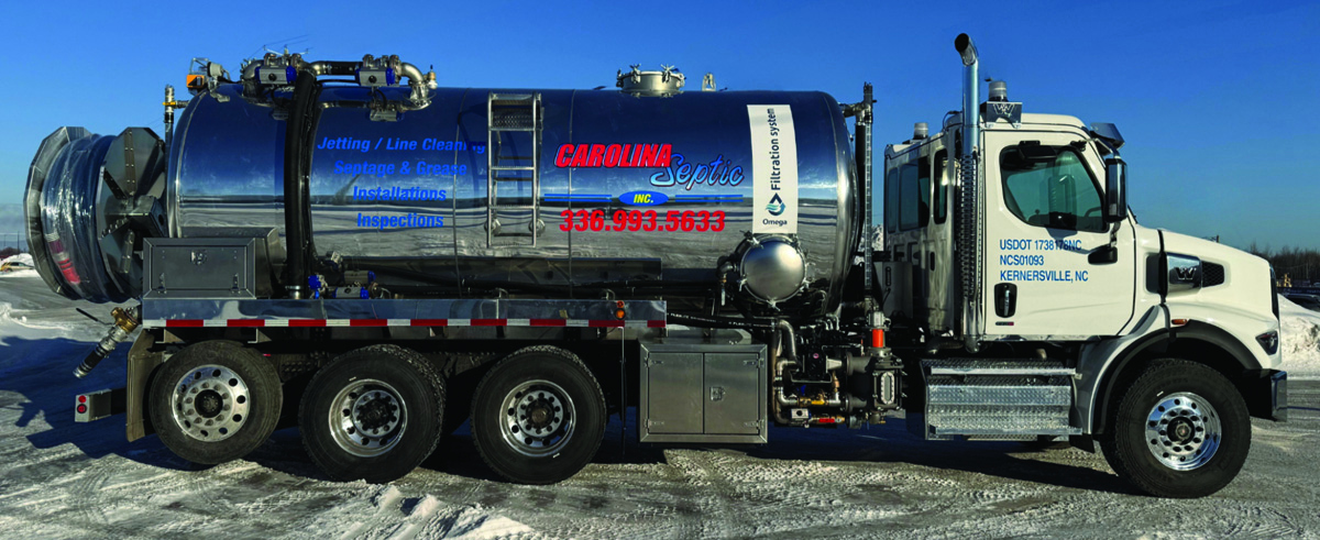 Omega liquid waste solutions vacuum truck
