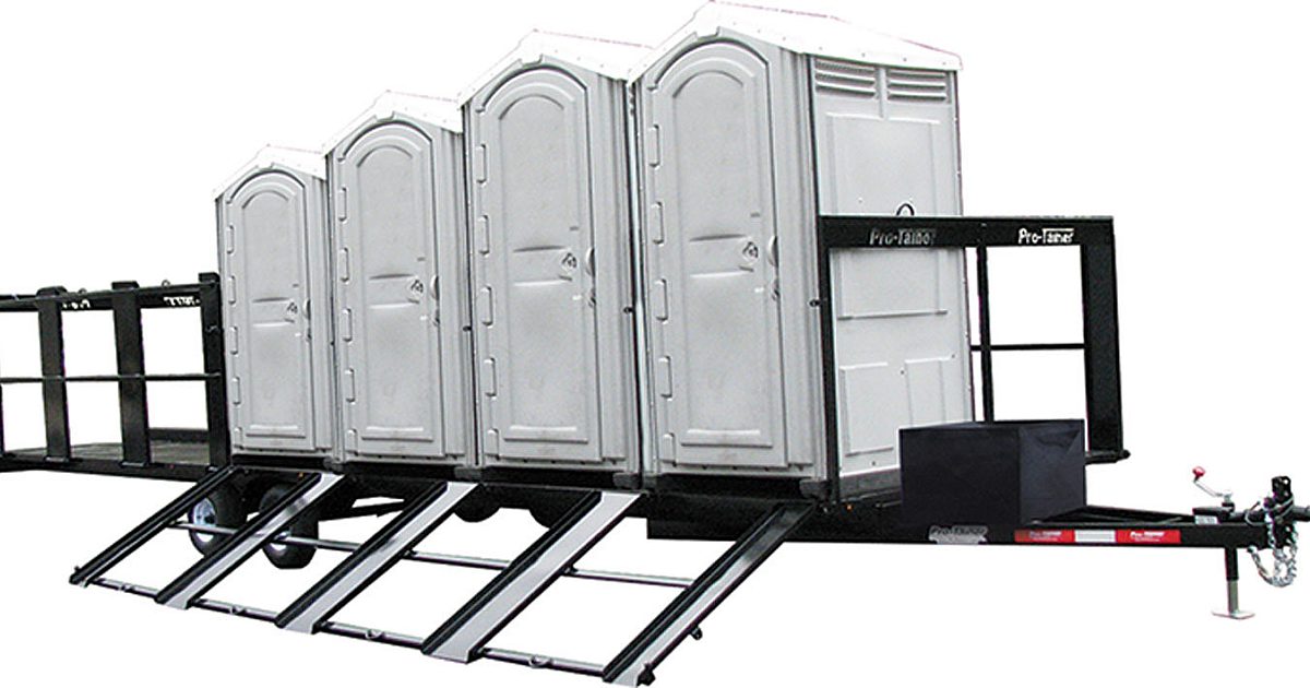 Transport Trailers - Pro-Tainer Pro-Porta Trailer | Pumper