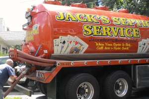 Jacks septic service video