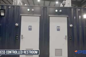 Video psg access controlled restroom