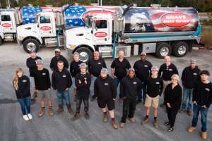 Brians septic service team building