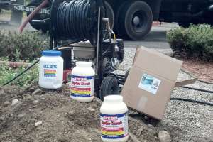 Adc picture of preparing job site and getting ready to add the product