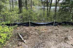 Erosion control fencing