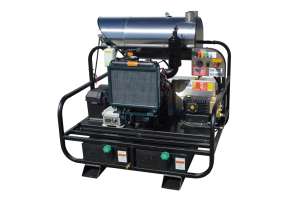 Hot water kubota diesel pressure washer skid packages