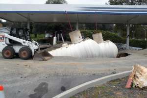 Keep tanks underground