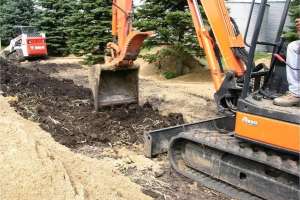 Overexcavation installations