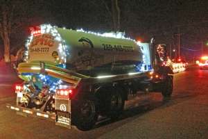 Pumpers Trim Their Trucks for the Holidays