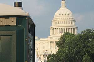 Restroom and capitol building